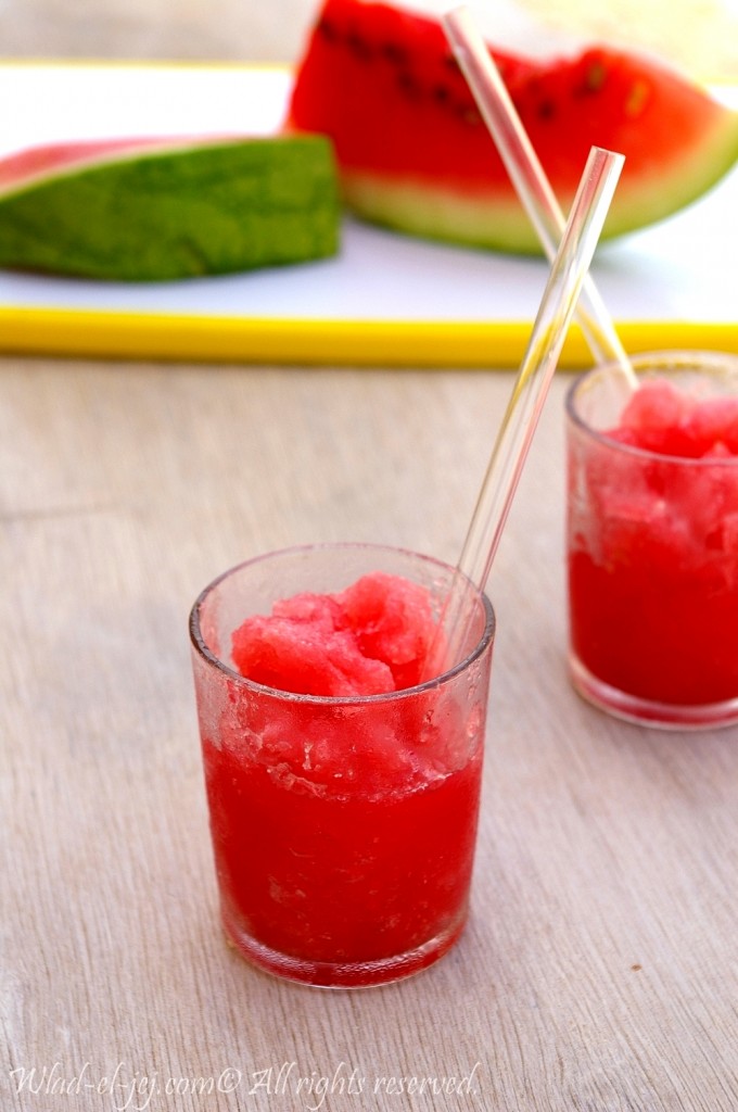 granité de pastèque