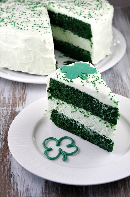 Cheesecake vert Saint patrick
