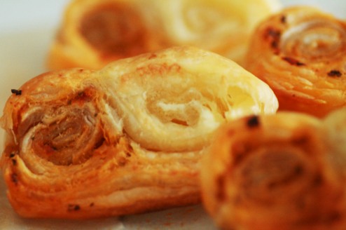 palmiers tomate et fromage