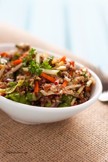 Salade de quinoa aux petits lÃ©gumes
