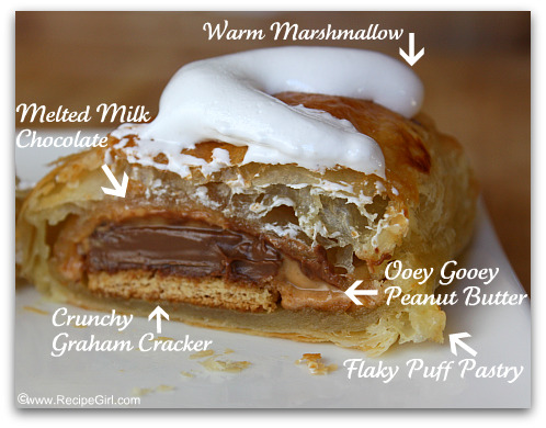 feuilleté gourmand coeur de beurre de cacahuète