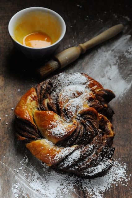 feuilleté roulé nutella