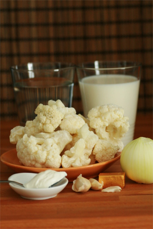 ingrédients velouté chou fleur