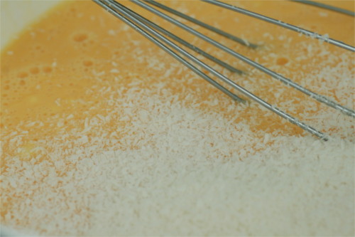 noix de coco et oeuf