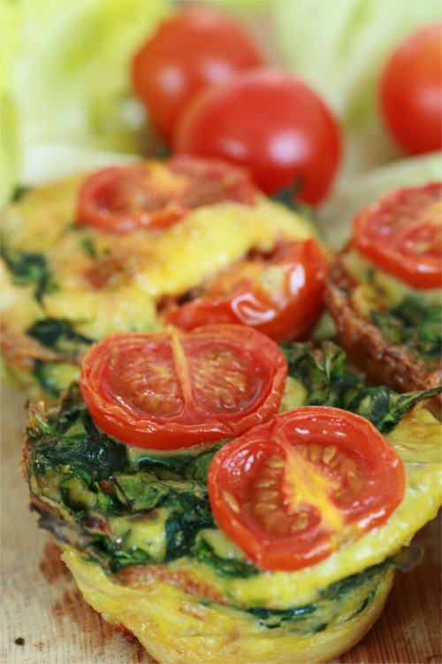 muffins aux épinards paléo