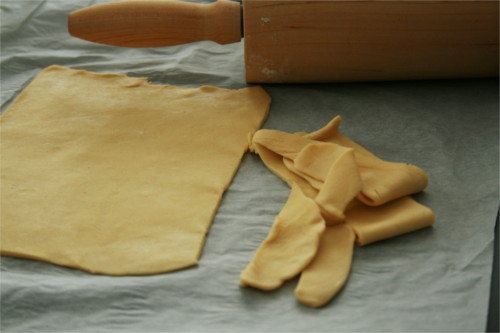 pâte feuilletée en carré