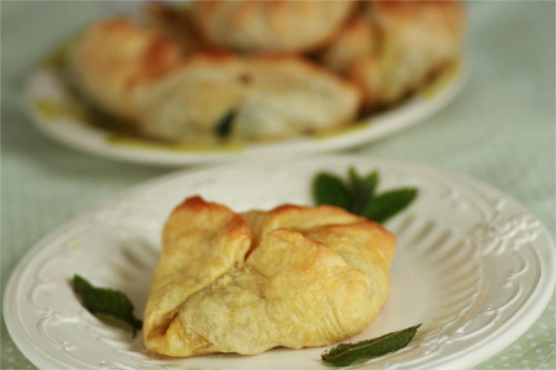 feuilletés chèvre épinards miel recette végétarienne