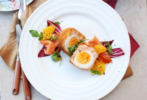 scotch eggs saumon fumé