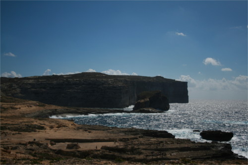 Le fungus rock à Gozo