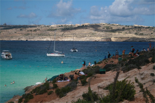Le blue lagoon à comino Le blue lagoon à comino