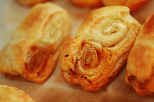 mini palmiers fromage tomate