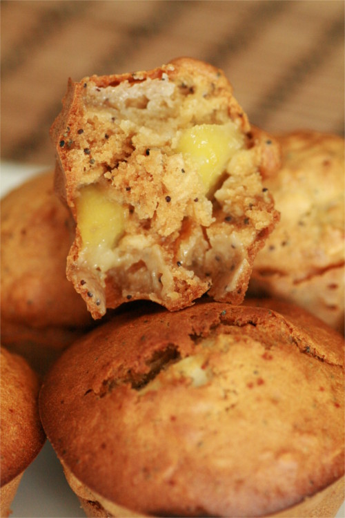 muffins pavot pommes flocons d'avoine
