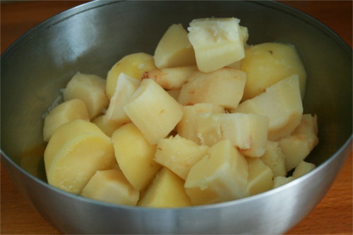 panais et pommes de terre cuits