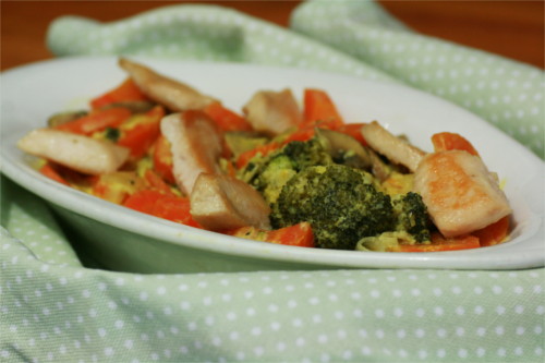 cocotte poulet carotte brocoli